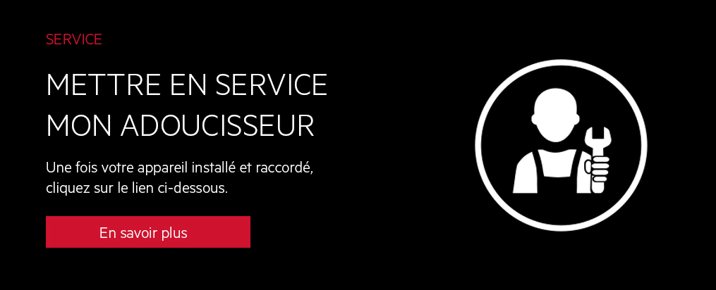 mise en service adoucisseur AEG