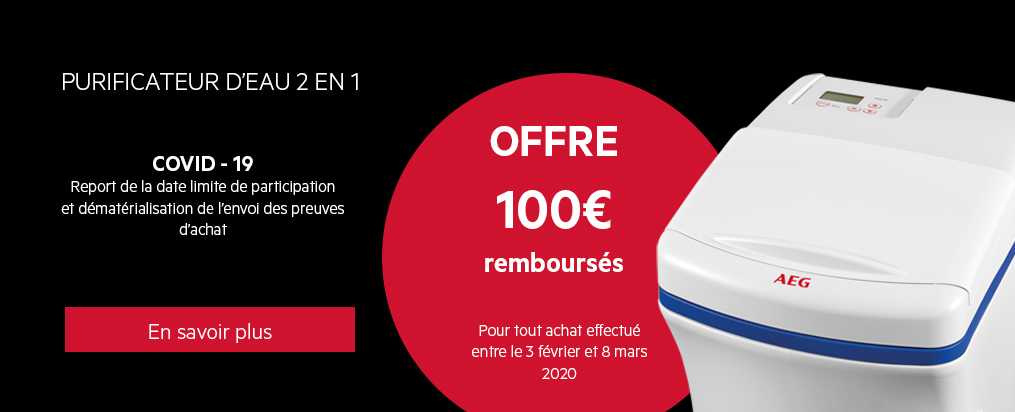 Adoucisseur Purificateur D Eau 2 En 1 Aeg 21 L