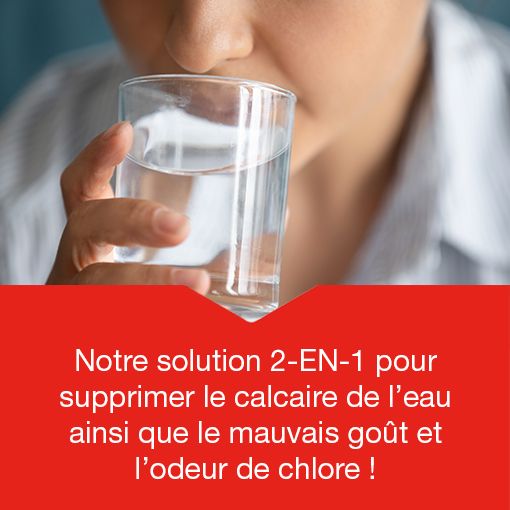 Supprimer le calcaire, le goût et l'odeur de l'eau, les polluants