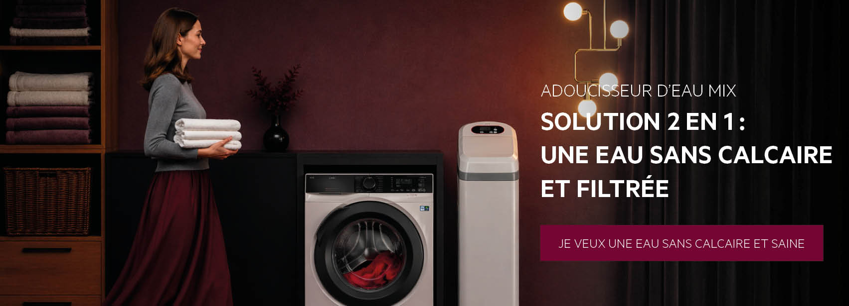 Adoucisseur d'eau AEG MIX - solution 2en1